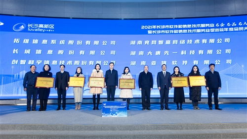 長沙首評軟件和信息技術服務業名企名人名品 激發行業活力，共促數字未來